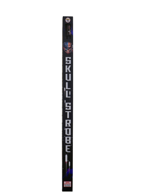 Retail Packaging for the "Skull Strobe" Rocket
