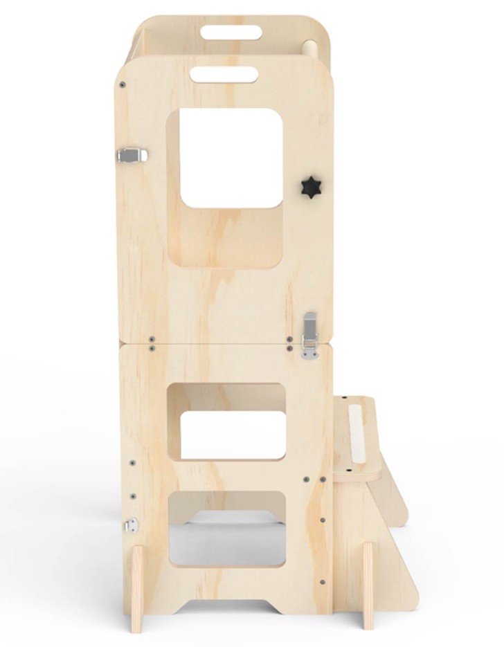 Woodure toddler kitchen step stools recalled for entrapment and fall hazards — product photo from the CPSC